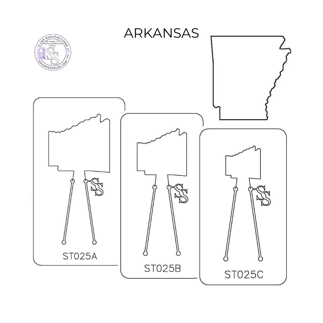 PANCAKE DIE ST025 STATE ARKANSAS